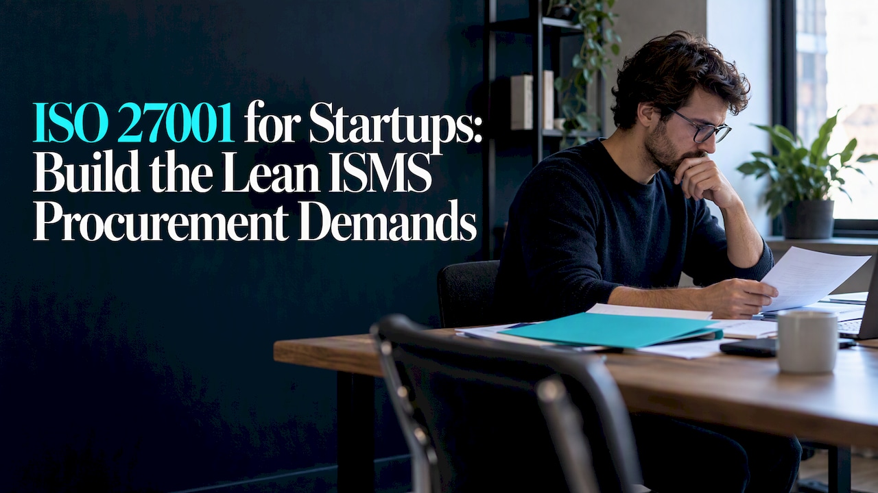 ISO 27001 for Startups: Build the Lean ISMS Procurement Demands