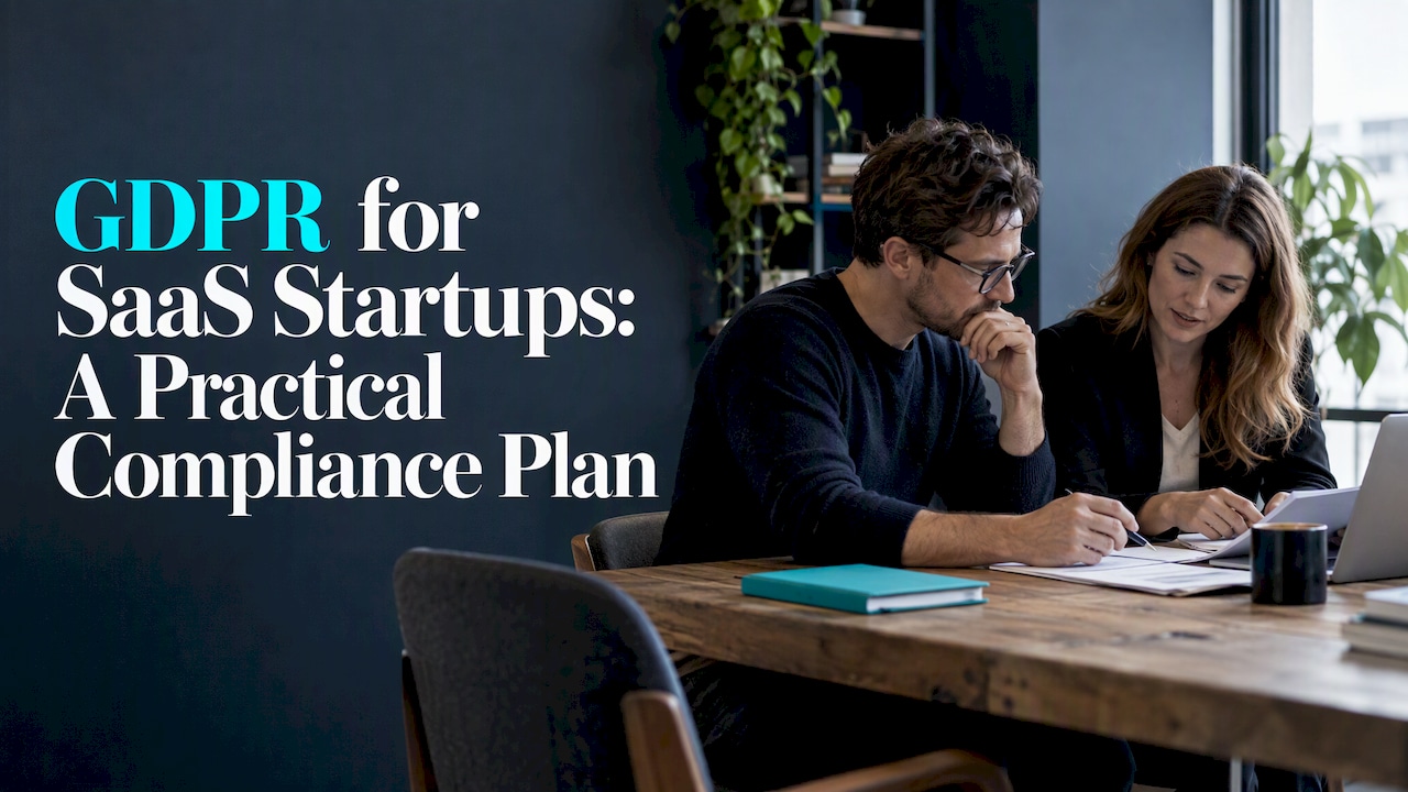 Founder reviewing a GDPR compliance plan