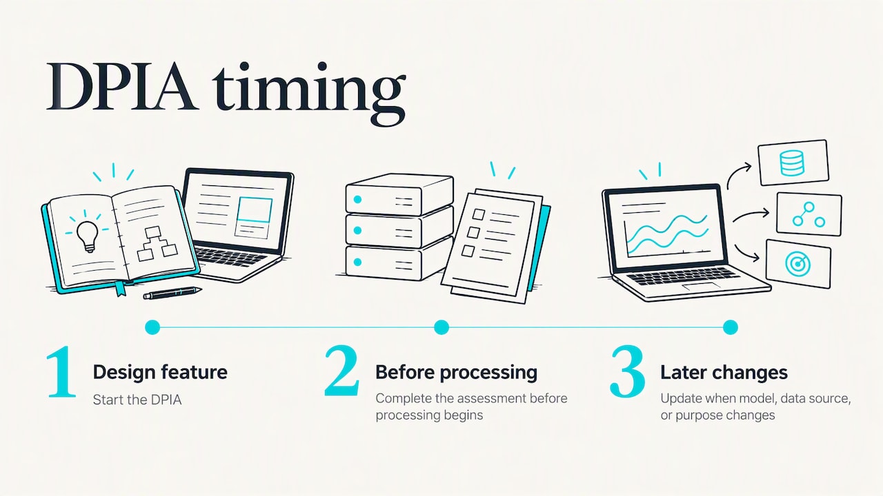 DPIA timing and three update triggers