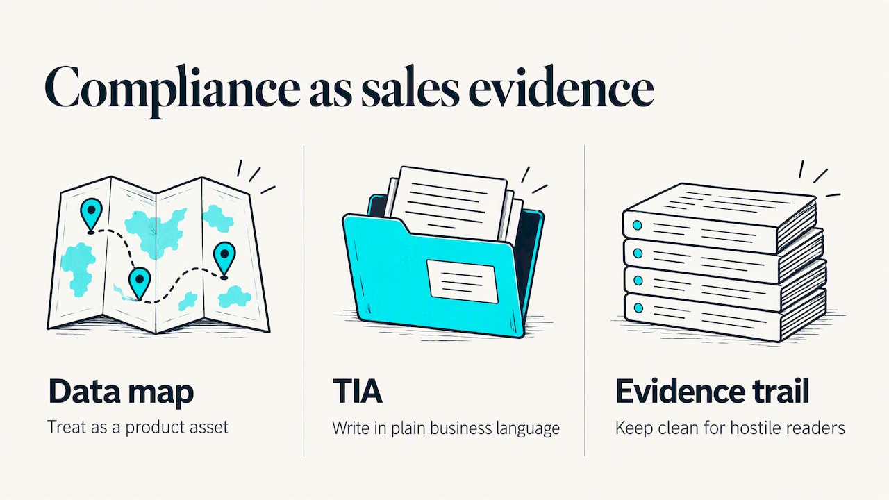 Our perspective: compliance is a sales asset — overview diagram