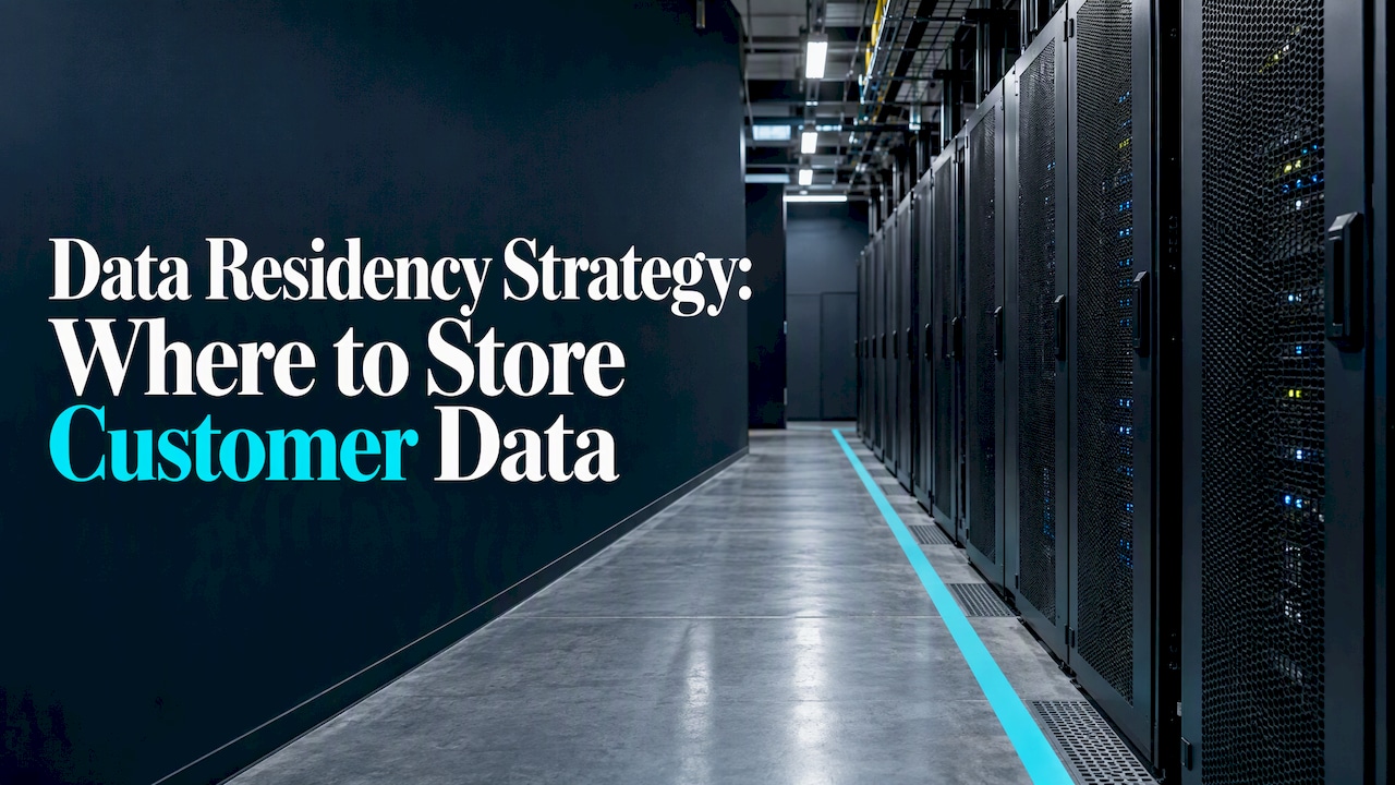 Storage racks in a data center aisle